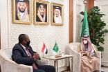 سمو وزير الخارجية يستقبل عضو المجلس السيادي الانتقالي السوداني